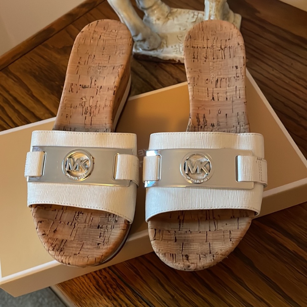 Michael Kors leather platforms